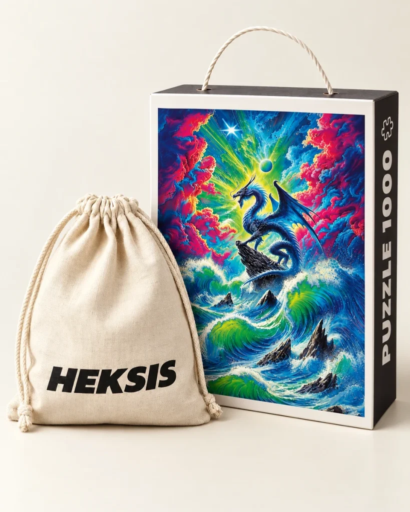 Sea of Fury — confezione puzzle Heksis con sacchetto in cotone